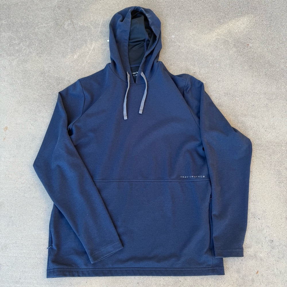 Travis‎ Matthew’s Navy Blue Size Large Hoodie Jacket